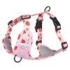 Harnesses; New style dog chest strap vest type big dog chest strap explosion-proof flush walking dog rope reflective pet traction rope