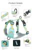 Harnesses; New style dog chest strap vest type big dog chest strap explosion-proof flush walking dog rope reflective pet traction rope