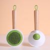 OneKey Pet Hair Remover Comb Pet Comb Grooming Brush Pet Hair Cleaner Brush Cat Shedding Brush Self Cleaning Slicker