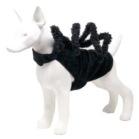 Creepy Web Spider Dog Costume (Color: Black, size: X-Small)
