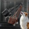 Dog Muzzle Leather, Comfort Secure Anti-Barking Muzzles For Small Medium Large Dogs, Breathable And Adjustable