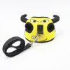 Dog harness set; with leas frog leash pet mesh breathable small dog chest back retractable dog leash pet harness