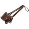 Dog Muzzle Leather, Comfort Secure Anti-Barking Muzzles For Small Medium Large Dogs, Breathable And Adjustable