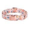 Sunflower pet collar cotton breathable dog collar