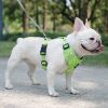 Harnesses; New style dog chest strap vest type big dog chest strap explosion-proof flush walking dog rope reflective pet traction rope