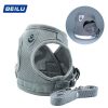 Harnesses and dog leash set; Pet Chest Strap Vest Dog Towing Rope Reflective Breathable Dog Rope Pet Supplies