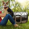 Portable Foldable Pet Playpen Exercise Pen Kennel