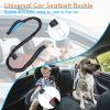 Hands Free Dog Leash with Waist Bag for Walking Small Medium Large Dogs;  Reflective Bungee Leash with Car Seatbelt Buckle and Dual Padded Handles