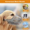 Pet Muzzle Mask Soft Mesh Muzzle Adjustable Dog Mouth Cover