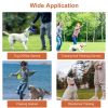 Extendable Dog Flirt Pole with Lure Teaser Wand Interactive Tail Toys
