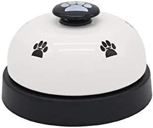 Pet Training Bell Clicker with Non Skid Base, Pet Potty Training Clock, Communication Tool (Color: Black)