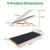 Foldable Wooden Dog Ramp Non Slip for Couch Car SUV