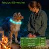 Rechargeable LED Dog Collar Multi-Color Lighting Dog Safety Collar Dog Night Walking