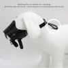 Dog Muzzle Leather, Comfort Secure Anti-Barking Muzzles For Small Medium Large Dogs, Breathable And Adjustable