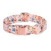 Sunflower pet collar cotton breathable dog collar
