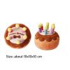 Dog plush fun birthday dog toys