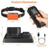 2 In 1 Wireless Electric Dog Fence With Training Collar IP67 Waterproof Pet Beep Vibration Shock Boundary Containment System
