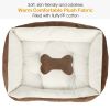 Pet Dog Bed Soft Warm Fleece Puppy Cat Bed Dog Cozy Nest Sofa Bed Cushion Mat