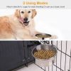 Stainless Steel Dog Bowl Pets Hanging Food Bowl Detachable Food Water Bowl with Clamp