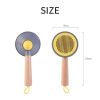 OneKey Pet Hair Remover Comb Pet Comb Grooming Brush Pet Hair Cleaner Brush Cat Shedding Brush Self Cleaning Slicker