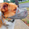 Pet Muzzle Mask Soft Mesh Muzzle Adjustable Dog Mouth Cover