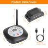 Electric Wireless Dog Fence System With GPS Location Monitor Collar Receiver