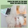 Dog Brush Pet Hair Remover Double Sided Open Knot Comb Dog Dematting Tool Deshedding Dog Brush