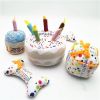 Dog plush fun birthday dog toys