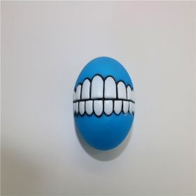 Pet Squeaky Ball Interactive (Color: Blue)