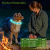 Rechargeable LED Dog Collar Multi-Color Lighting Dog Safety Collar Dog Night Walking