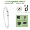 Rechargeable LED Dog Collar Multi-Color Lighting Dog Safety Collar Dog Night Walking