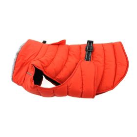 Alpine Extreme Cold Puffer Coat (Color: Orange, size: 2X-Large)