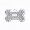 Metal Pet ID Tags With Bone Shape