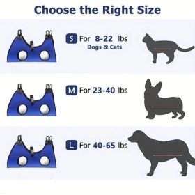 Pet Grooming Hammock Harness For Dogs & Cats (size: medium)