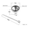 Stainless Steel Hollow Urn Pendant Memorial Necklace